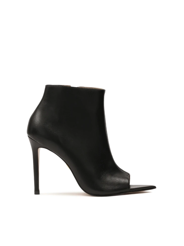 kazar Black open-toe pointed-toe boots