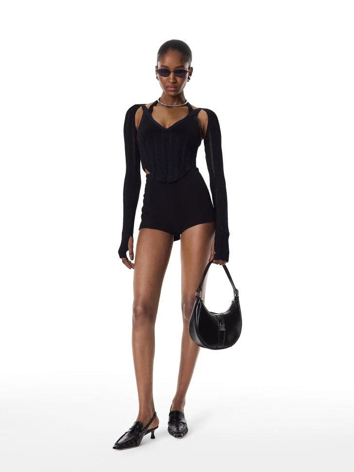 Kazar Black Open-toe Pumps With Slingback Heel