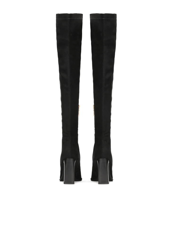 Kazar Black Over-the-knee Boots