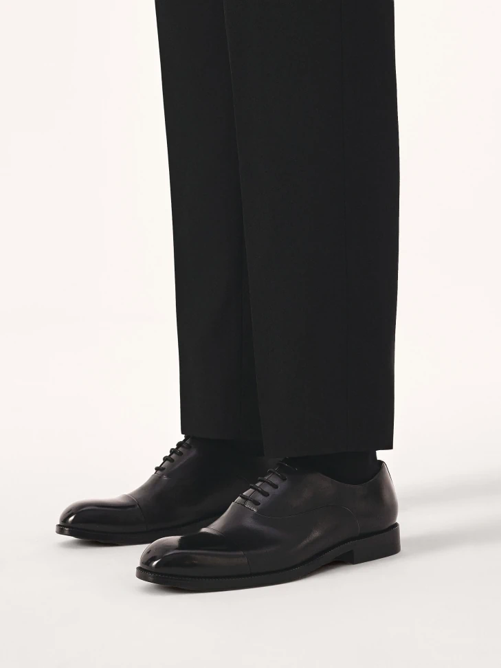 Kazar Black Oxford Shoes