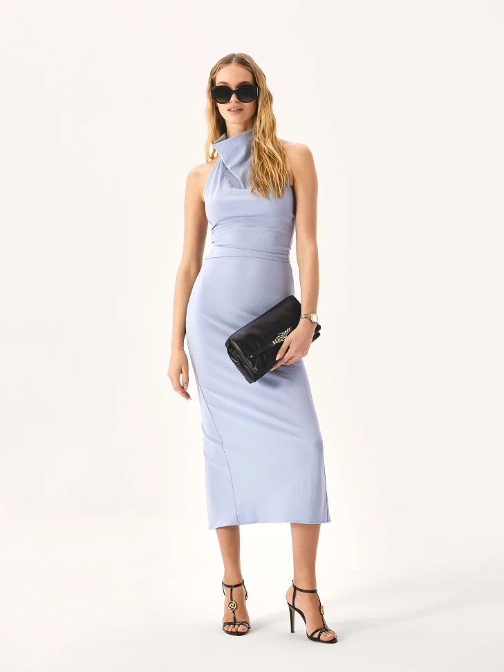 Kazar Black Patent Leather Heeled Sandals