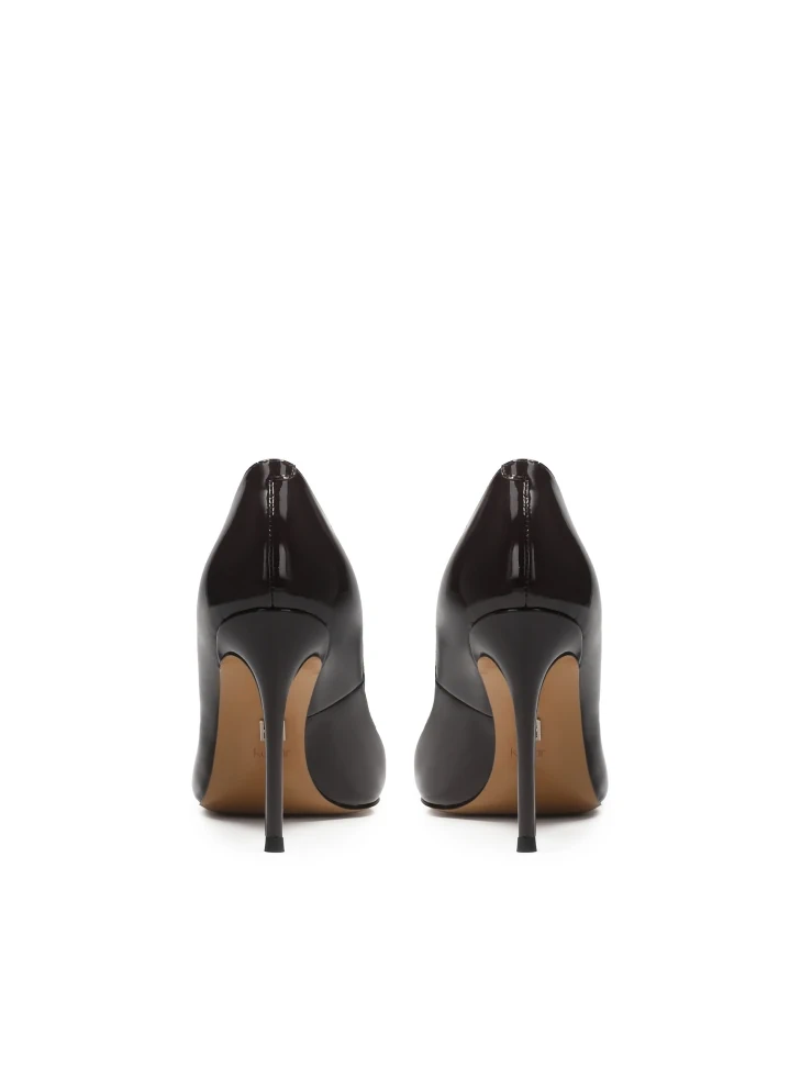 Kazar Black Patent Leather Pumps