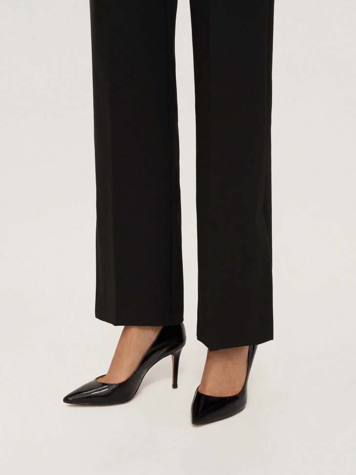 Kazar Black Patent Leather Pumps For Ladies