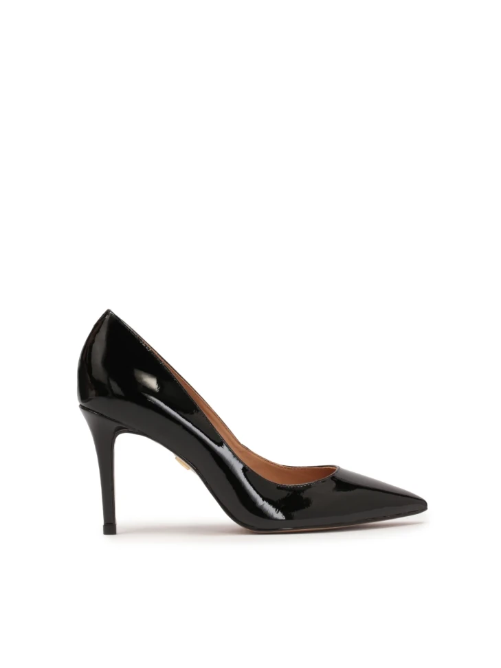 kazar Black patent leather pumps for ladies