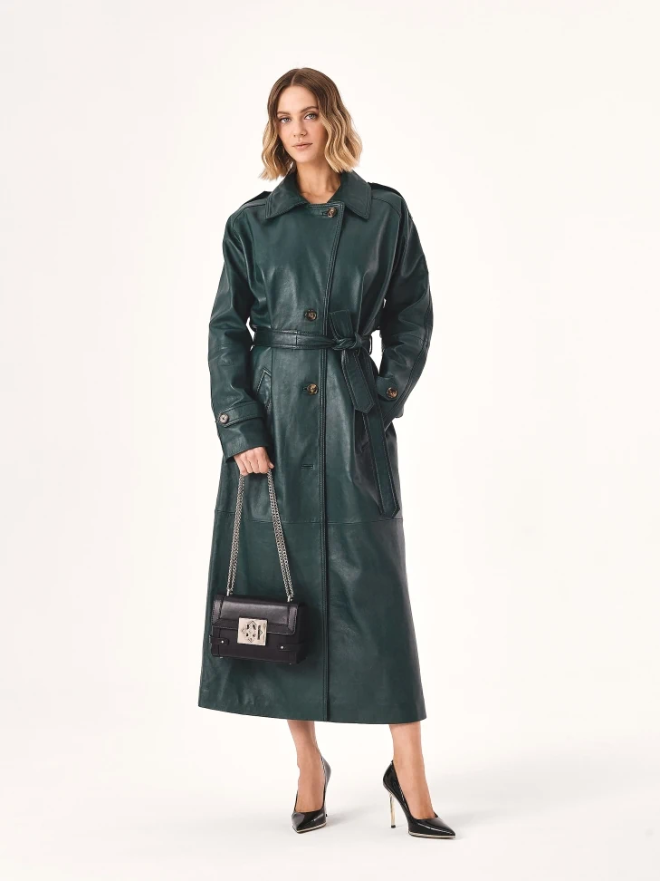 Kazar Black Patent Leather Pumps With Gold Heel