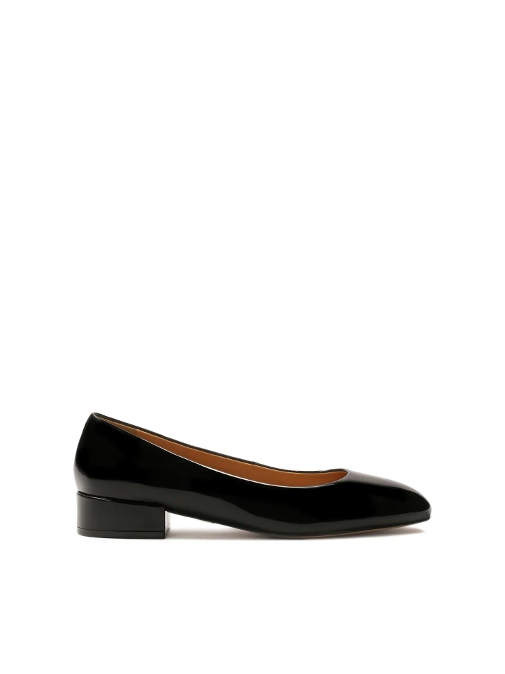 kazar Black patent leather pumps