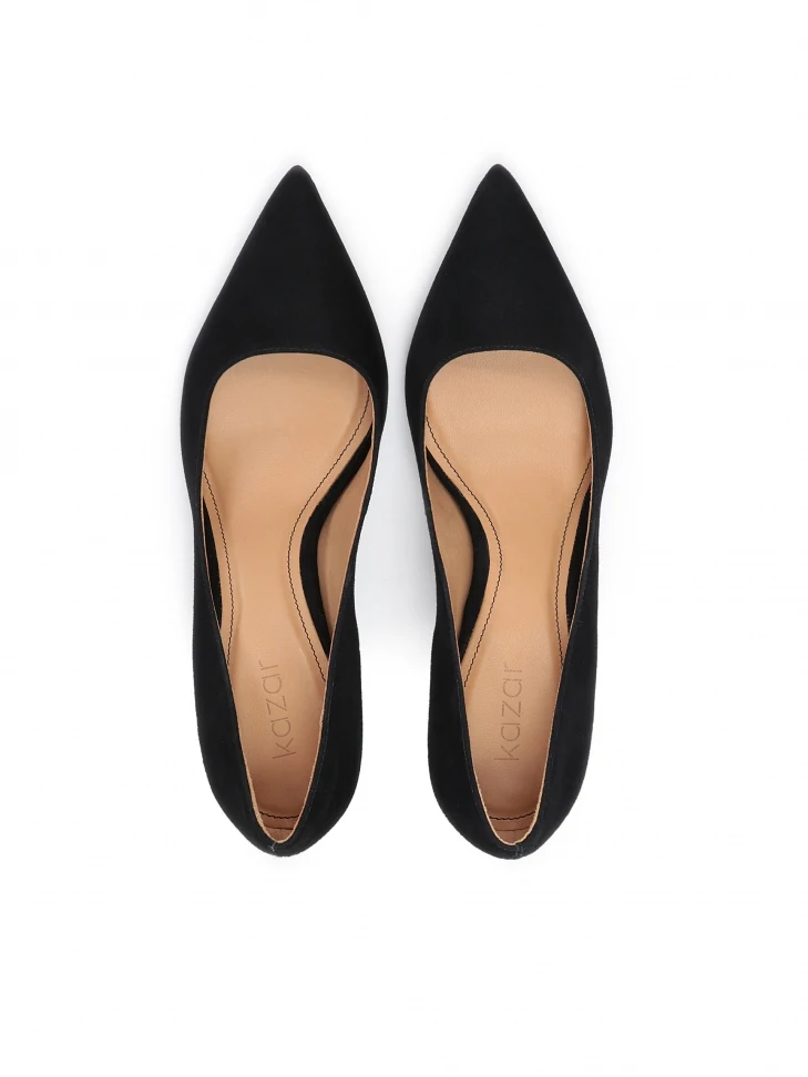 Kazar Black Pumps On A Sleek Heel