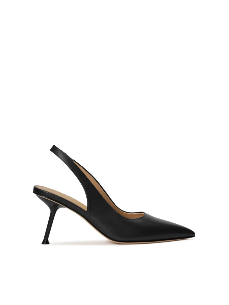 kazar Black pumps with curved stiletto heel