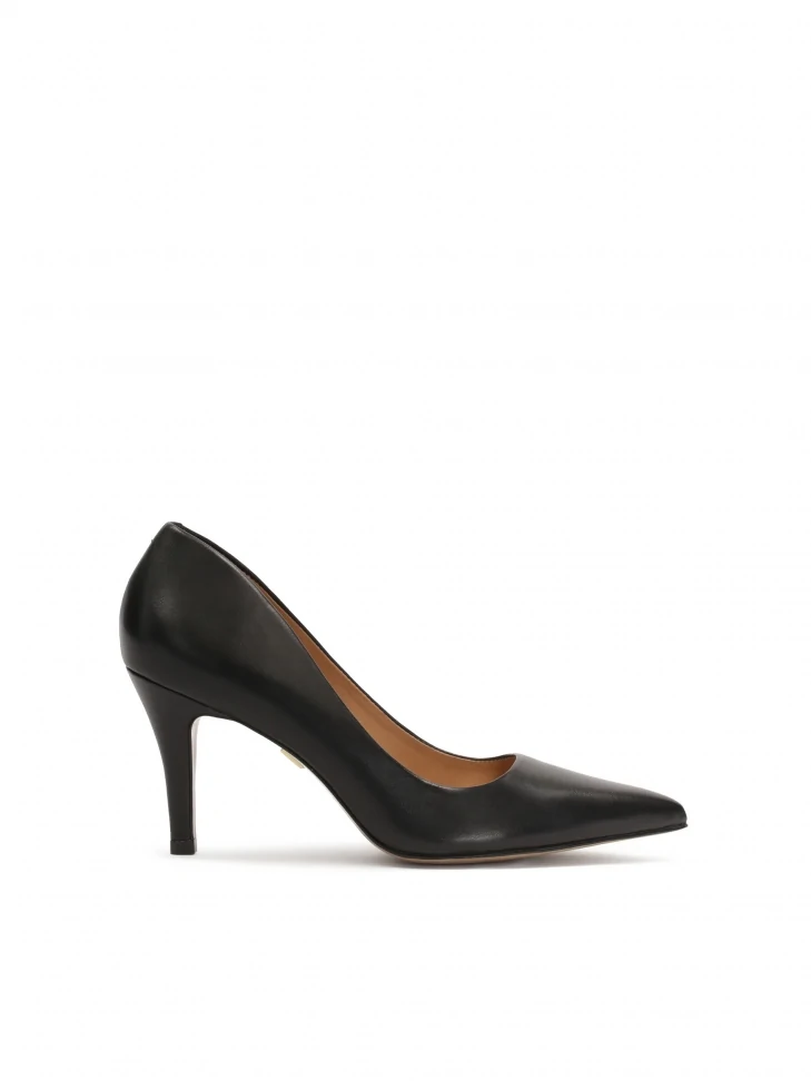 kazar Black pumps with wavy finished upper