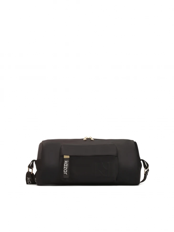 kazar Black recycled sports shoulder bag