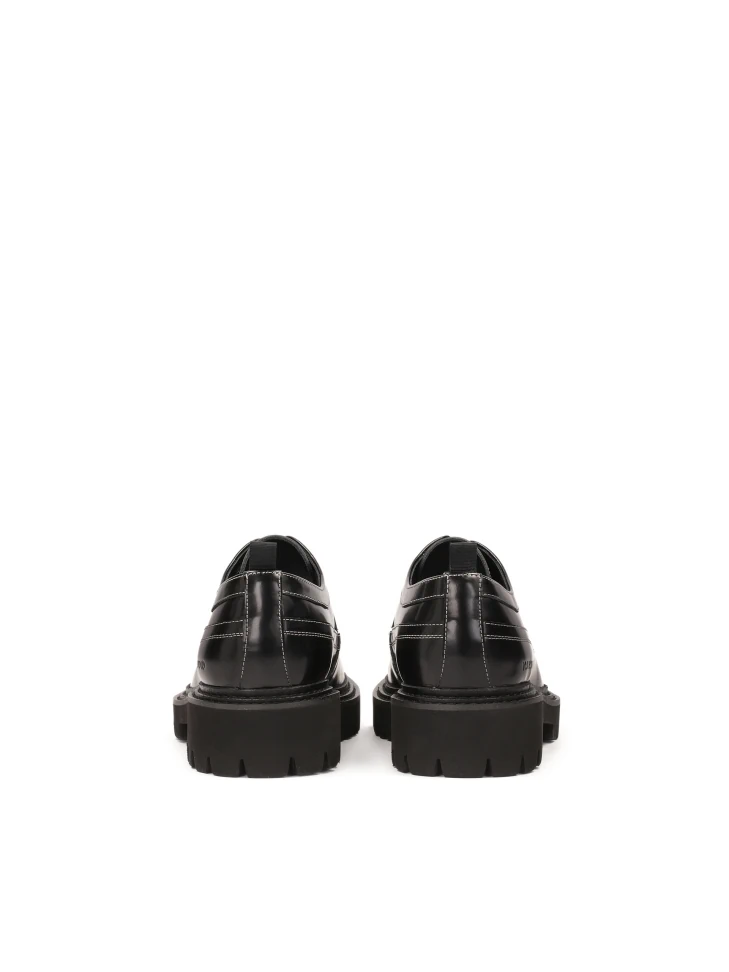 Kazar Black Shoes With Contrasting Trim