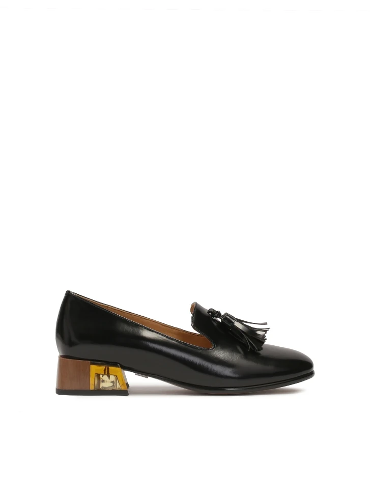 kazar Black shoes with decorated heel