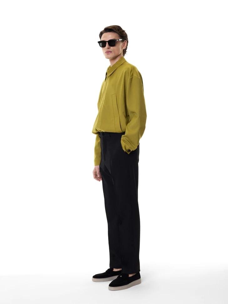 Kazar Black Slip-on Sneakers With Silver Logo