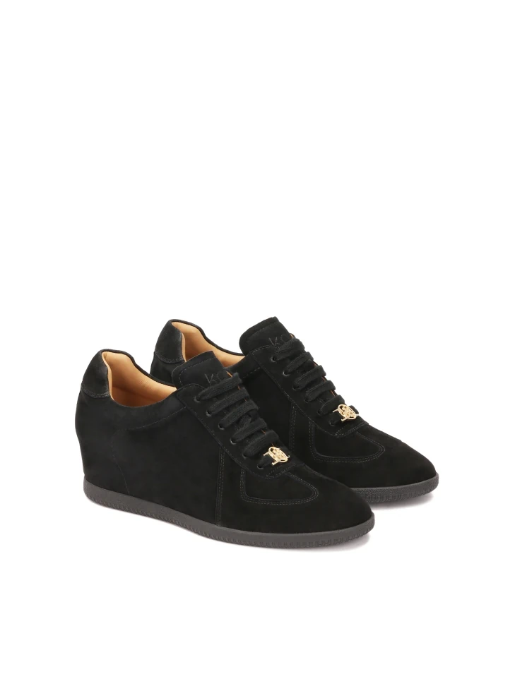 Kazar Black Sneakers On A Hidden Anchor