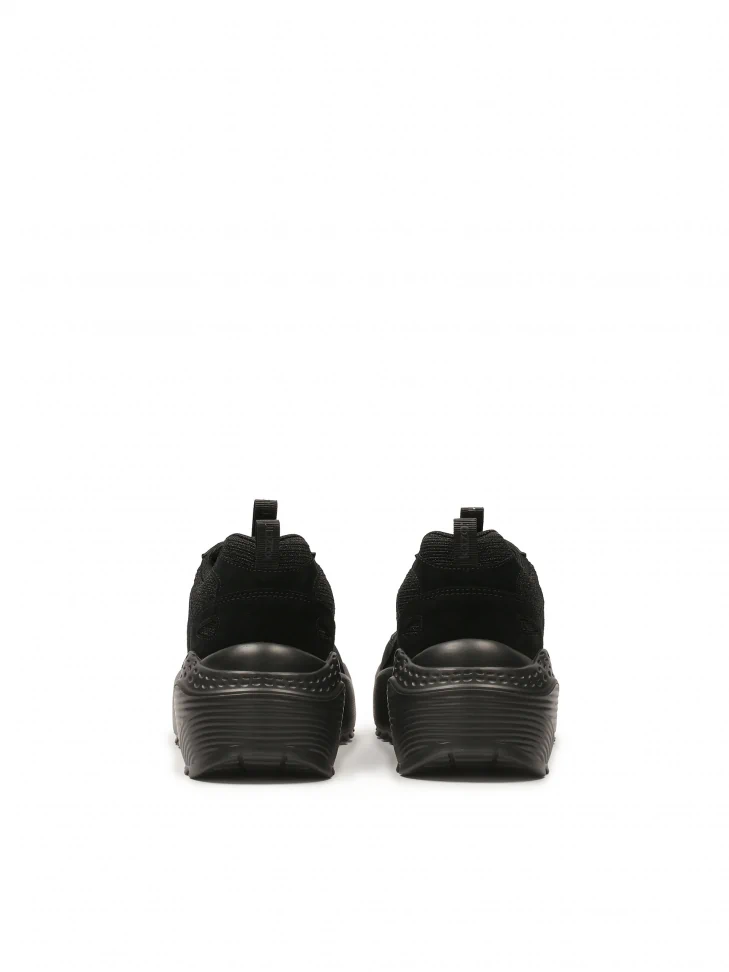 Kazar Black Sneakers On A Solid Sole