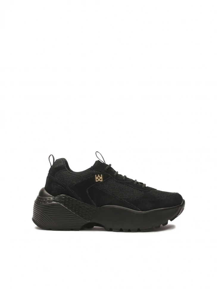 kazar Black sneakers on a solid sole