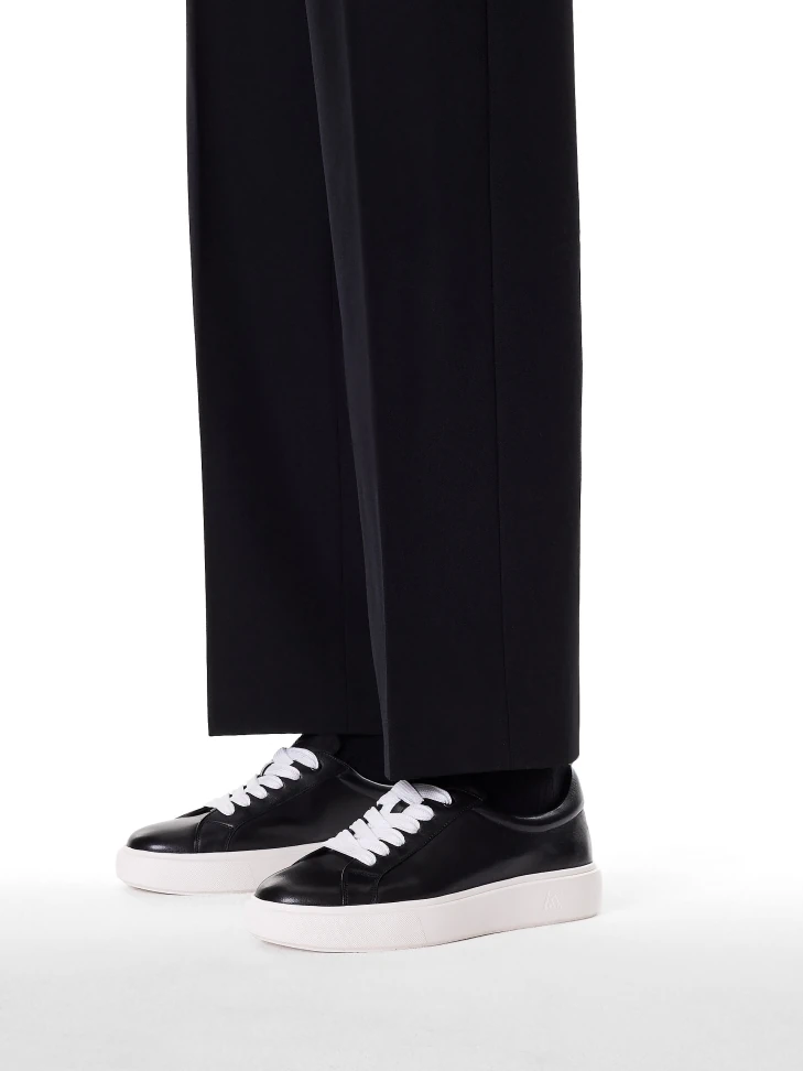 Kazar Black Sneakers On Contrasting Sole