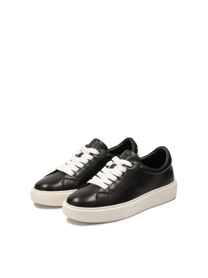 Kazar Black Sneakers On Contrasting Sole