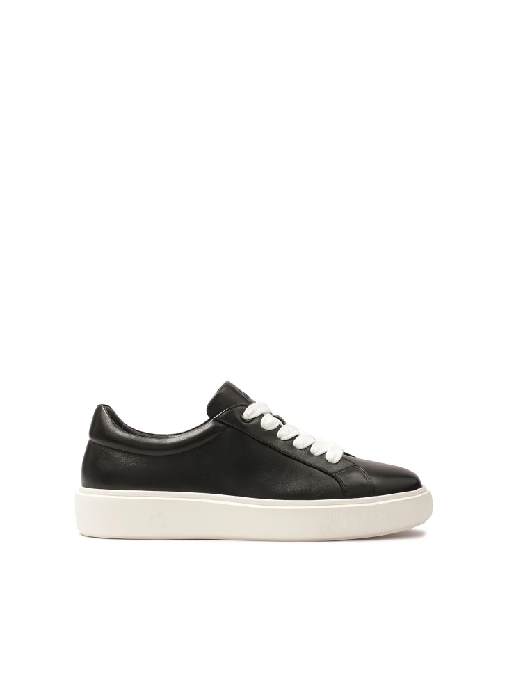 kazar Black sneakers on contrasting sole