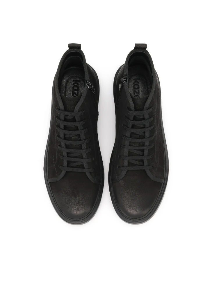 Kazar Black Sneakers With Ankle-length Upper