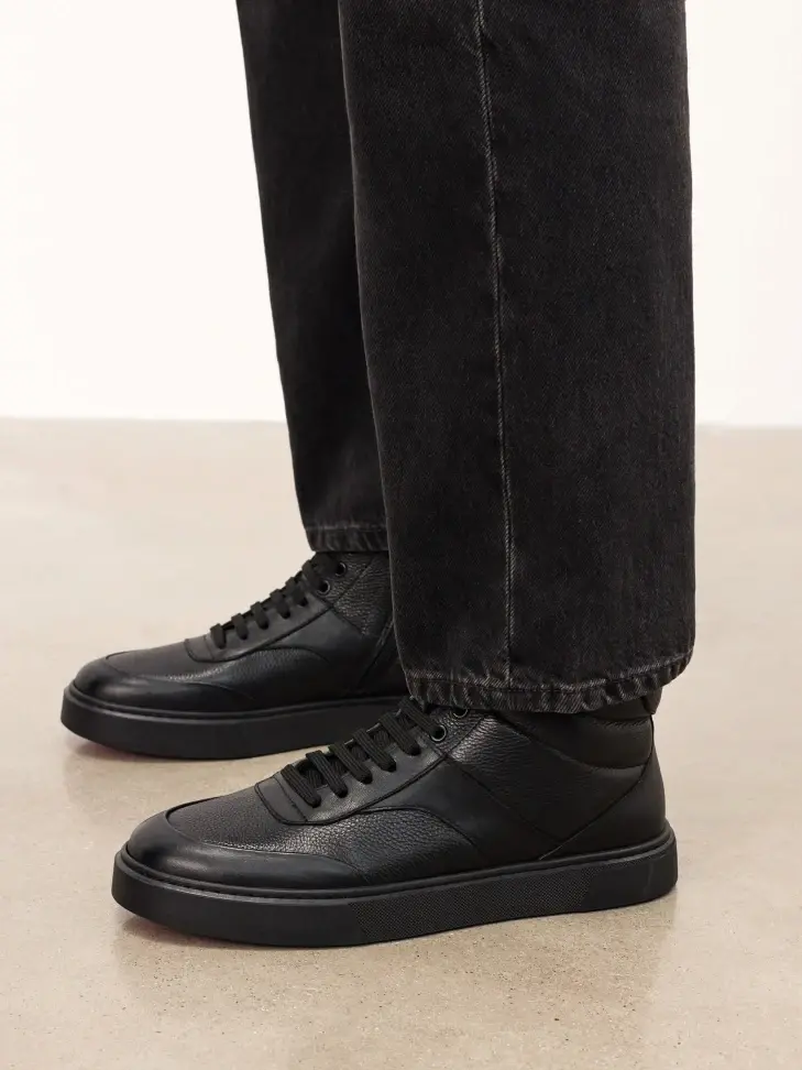 Kazar Black Sneakers With High Upper