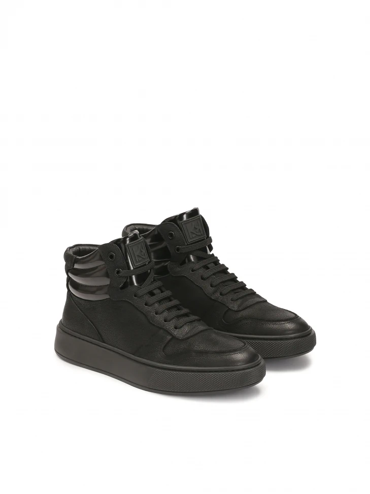 Kazar Black Sneakers With High Upper