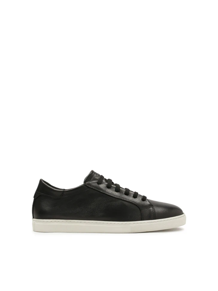 kazar Black sneakers with white sole