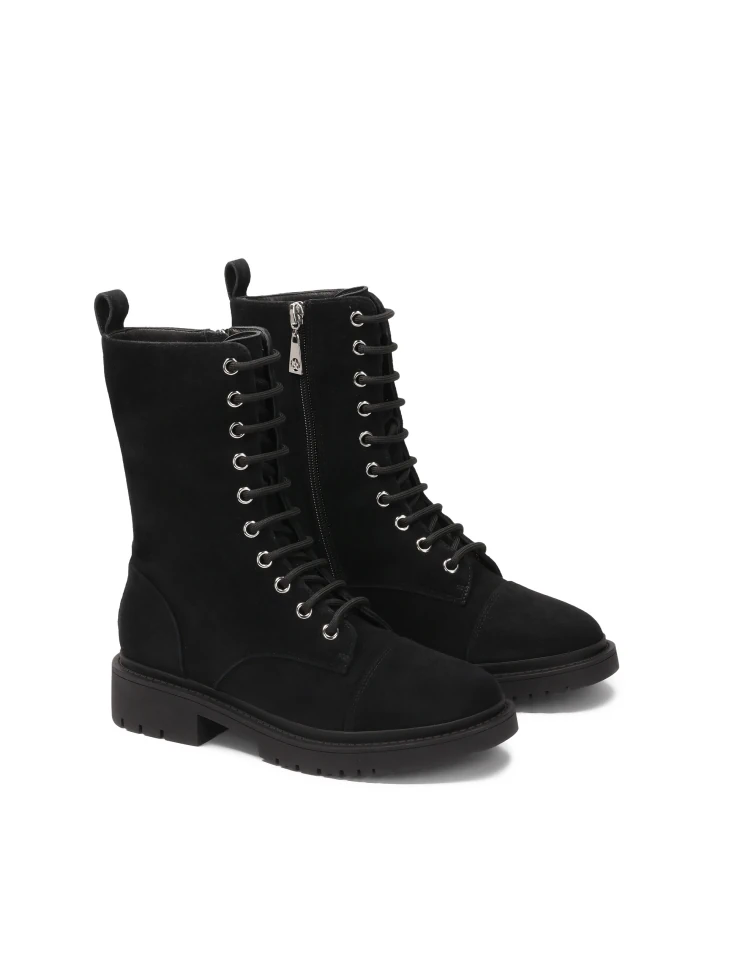 Kazar Black Suede Boots