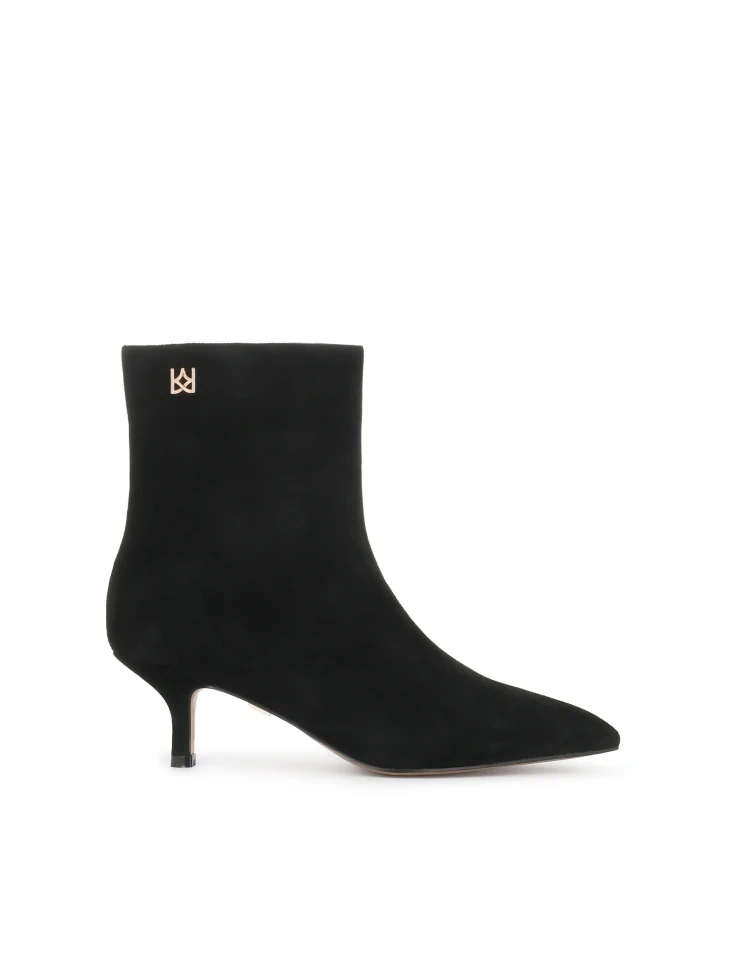 kazar Black suede monogrammed boots from KAZAR