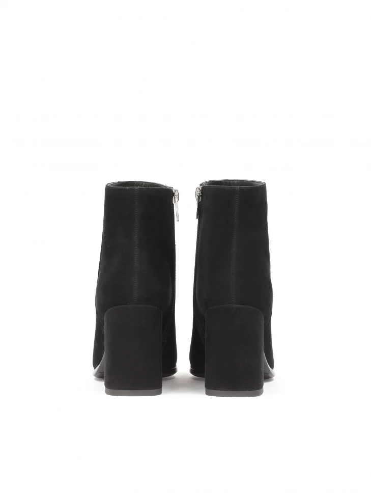 Kazar Black Suede Pointed-toe Boots