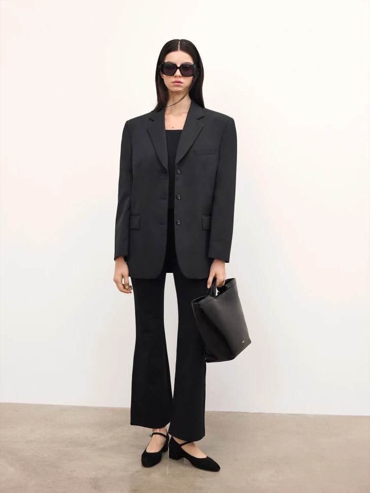 Kazar Black Suede Pumps With Strap And Low Heel