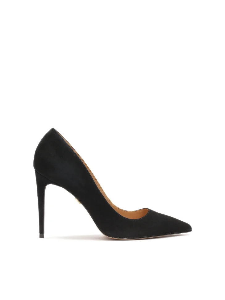 kazar Black suede pumps