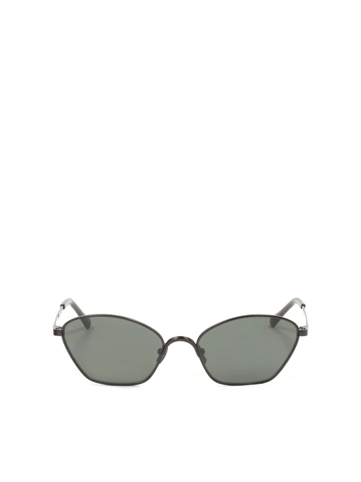 kazar Black sunglasses with metal frame