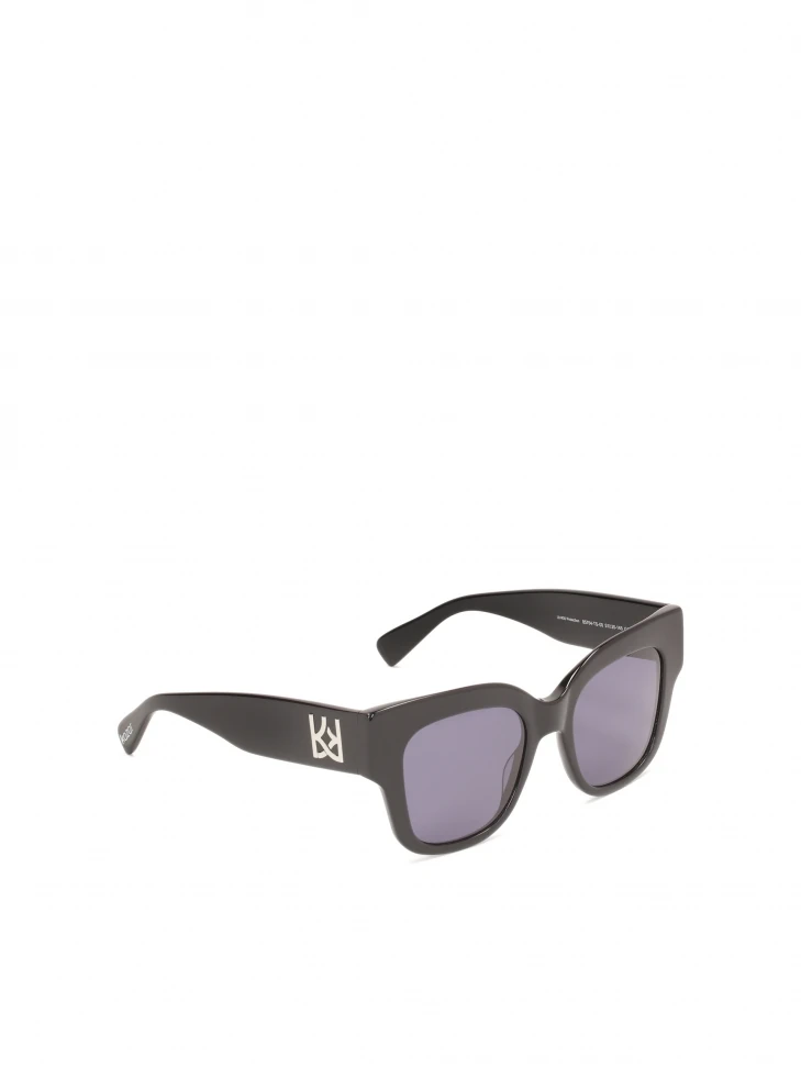 Kazar Black Sunglasses With Monograms