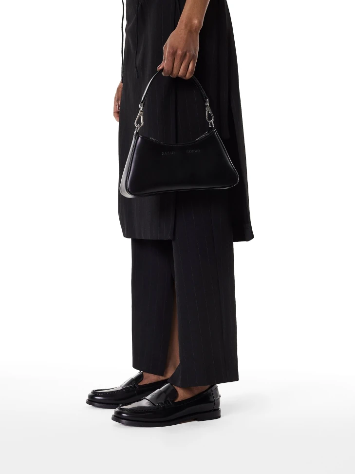 Kazar Black Versatile Slip-on Loafers