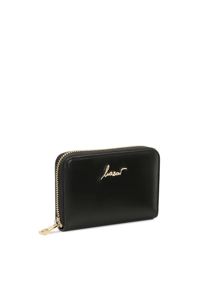 Kazar Black Wallet With Elegant Logo