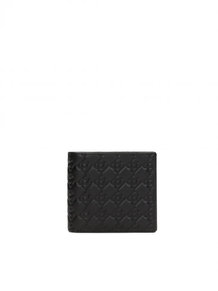 kazar Black wallet with embossing