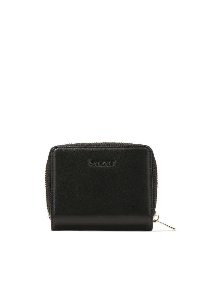 kazar Black wallet with two compartments