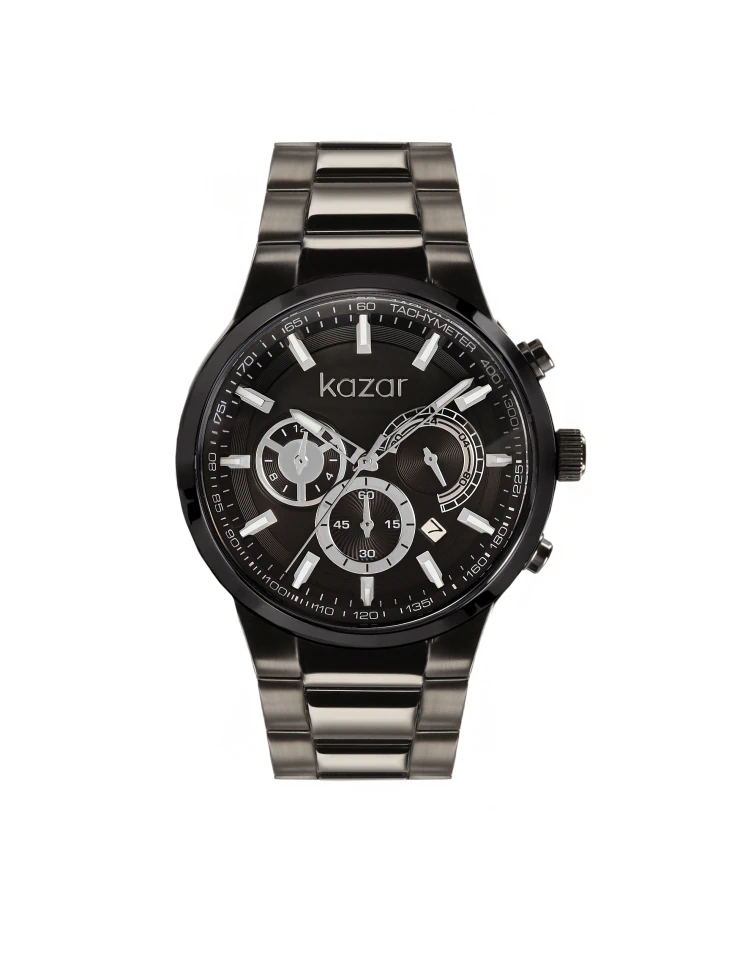 kazar Black watch with silver elements