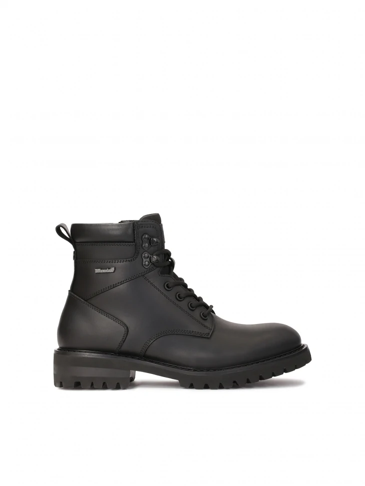 kazar Black waterproof leather boots