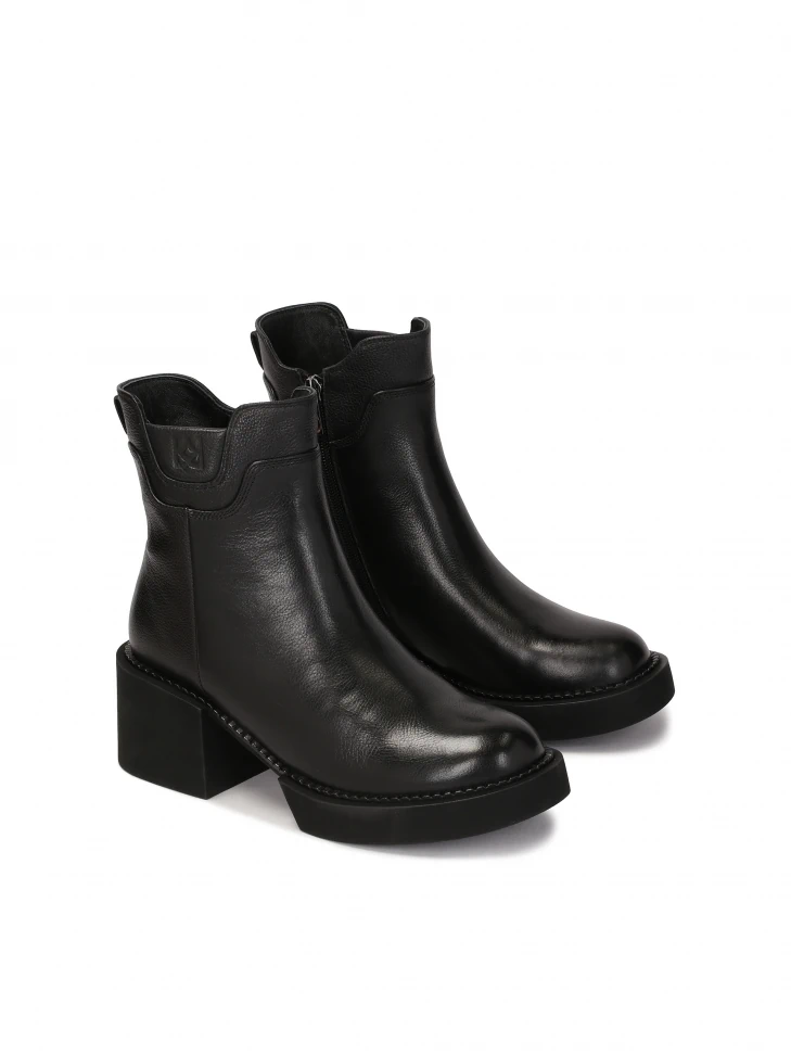 Kazar Black Wedge And Platform Boots