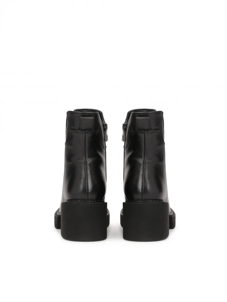 Kazar Black Wedge And Platform Boots
