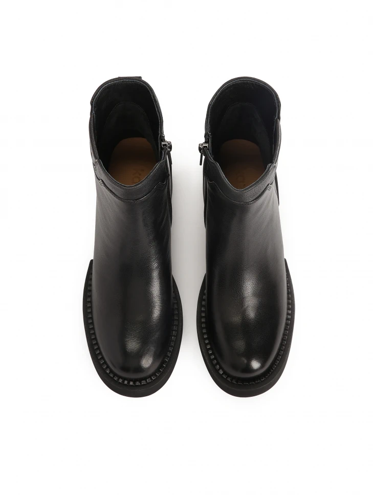 Kazar Black Wedge And Platform Boots