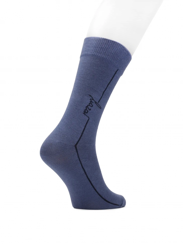 Kazar Blue Men's Socks Made Of Soft Cotton