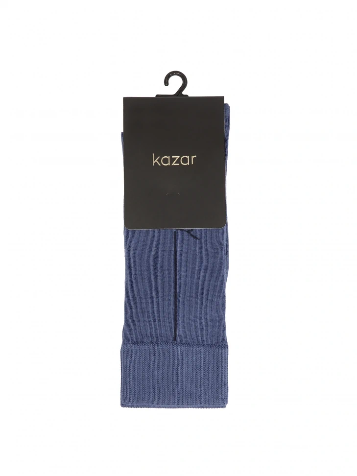 Kazar Blue Men's Socks Made Of Soft Cotton