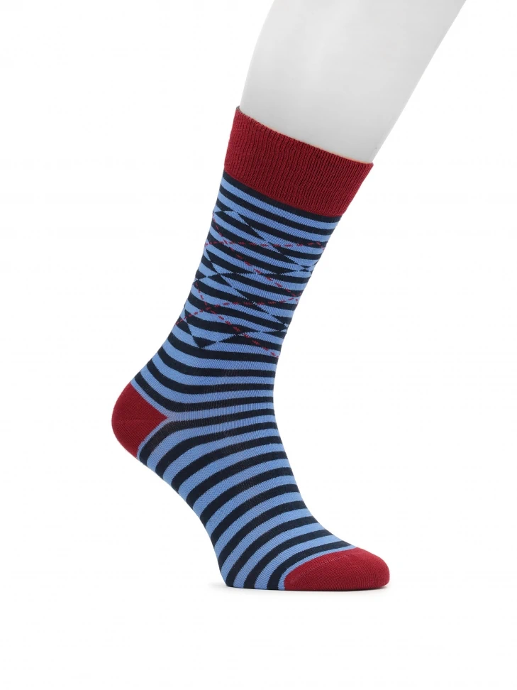 kazar Blue striped socks