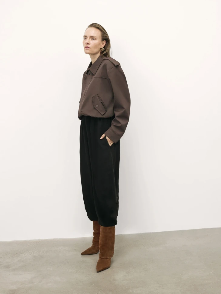 Kazar Booties With Upper Falling On The Heel