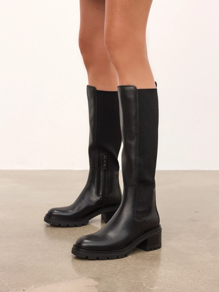 Kazar Boots With Elastic Fabric