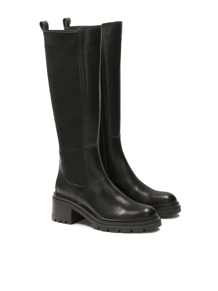 Kazar Boots With Elastic Fabric
