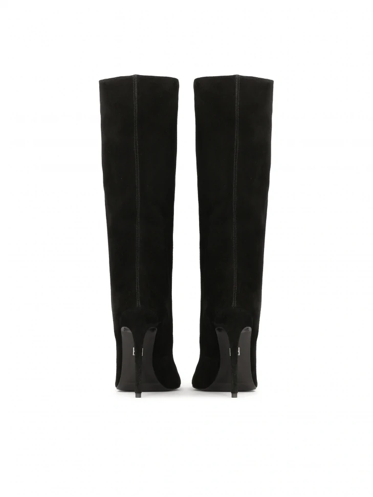 Kazar Boots With Slip-on Suede Upper